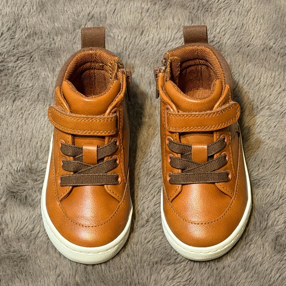 Cat & Jack - Toddler’s Brown Aidan Sneaker Boots, Size - 6T - Picture 3 of 15